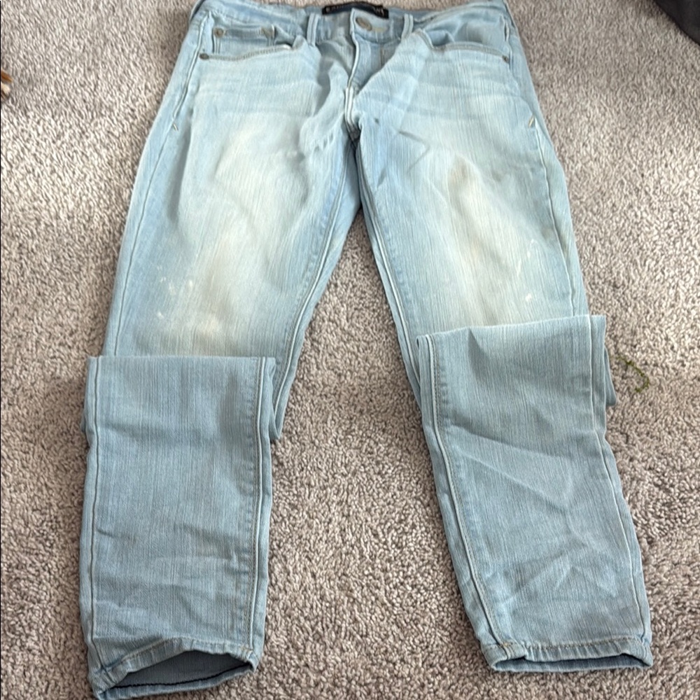 Express Blue Straight Jeans Classic Style